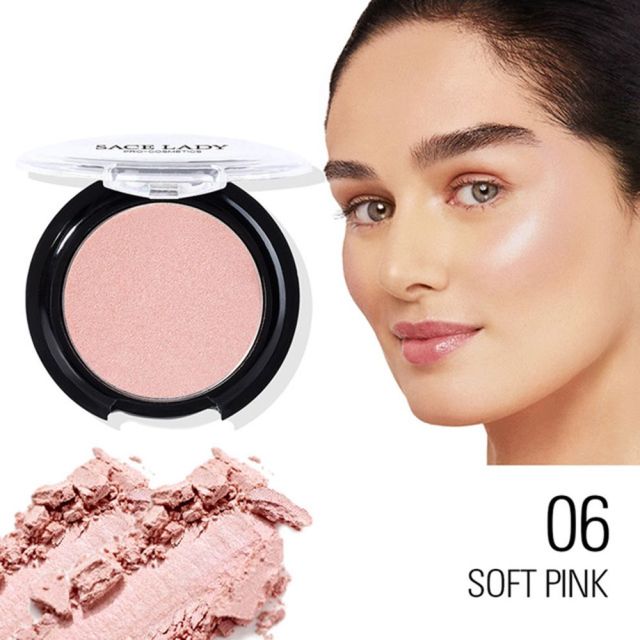 6 Colors Beauty Makeup Glitter Palette Glow Blush Facial Makeup Brighten Cosmetic Face Iluminator Highlighter Powder
