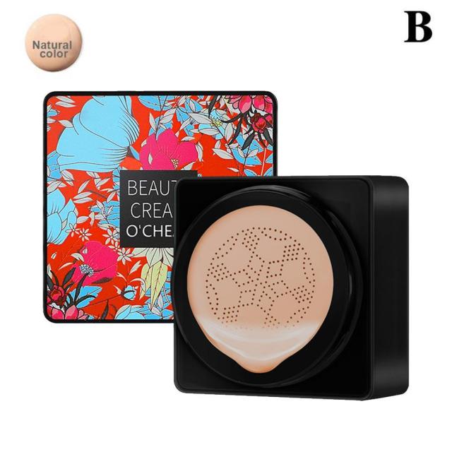 BB Cream Air Cushion Face Foundation Mushroom Head Concealer Whitening Base Makeup Cosmetic Waterproof Brighten Dropshipping
