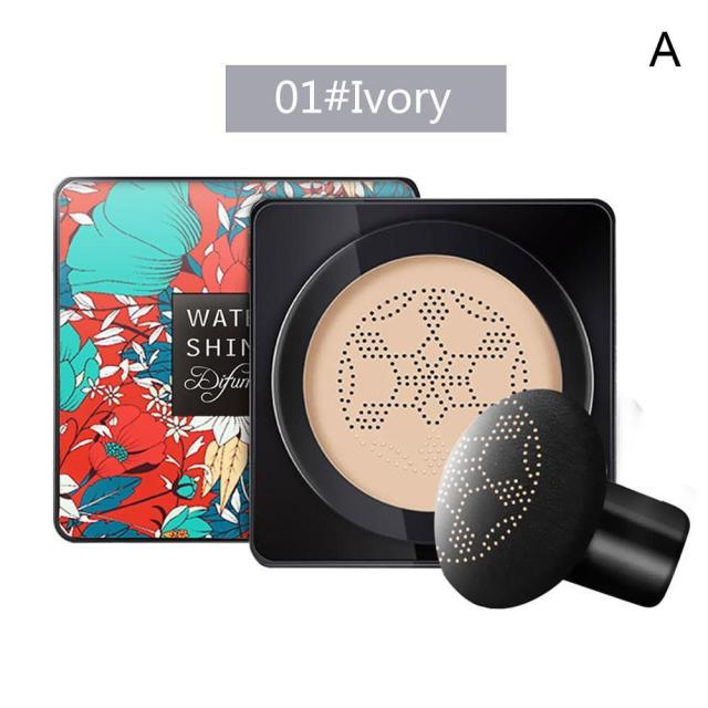 BB Cream Air Cushion Face Foundation Mushroom Head Concealer Whitening Base Makeup Cosmetic Waterproof Brighten Dropshipping