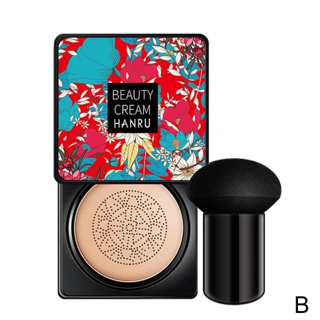 BB Cream Air Cushion Face Foundation Mushroom Head Concealer Whitening Base Makeup Cosmetic Waterproof Brighten Dropshipping